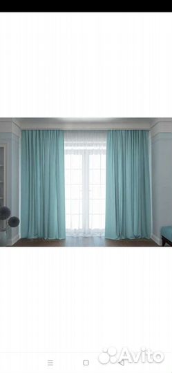 Тюль двойная