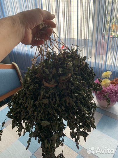 Мята сухая россыпь и веник