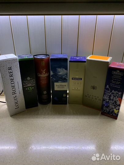 Коробки от алкоголя