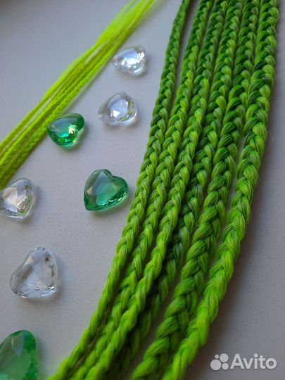 Афрорезинки, комплекты се кос, де кос на заказ