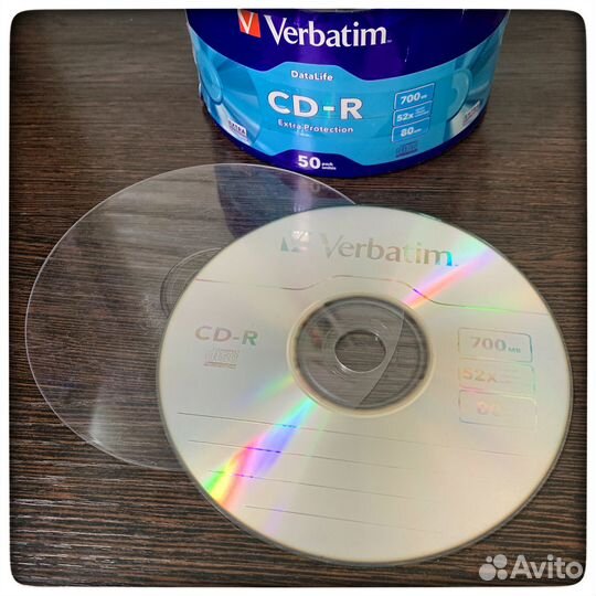 CD и DVD диски чистые