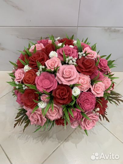 Цветы из мыла