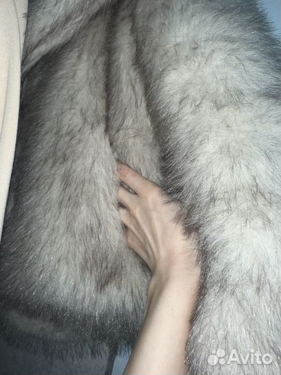 Искусственная шуба оверсайз короткая