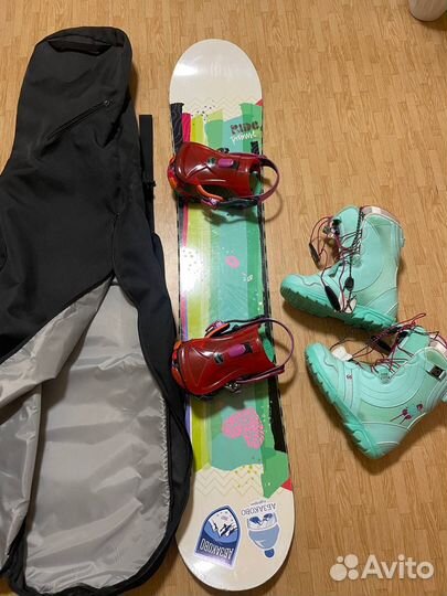 Сноуборд Ride + крепления +ботинки