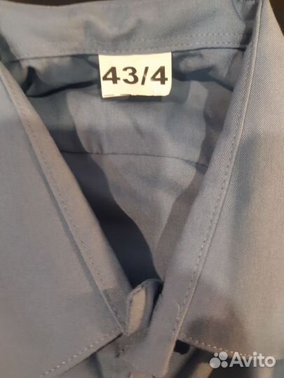 Рубашка форменная, голубая, размер 50