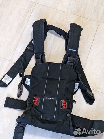 Эргорюкзак переноска кенгуру babybjorn one black