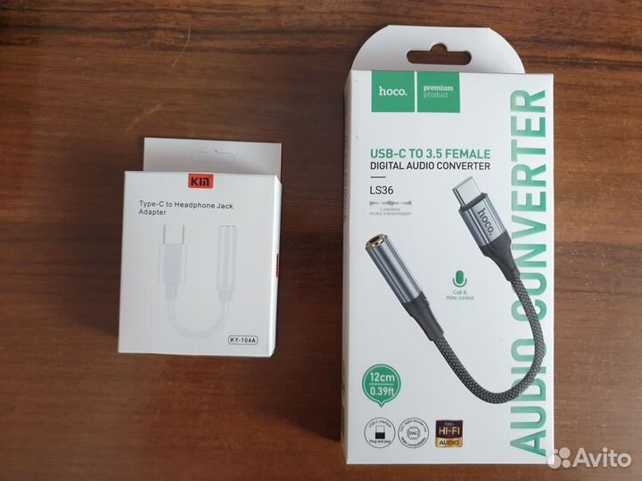 Переходники USB Type-C - Jack 3,5