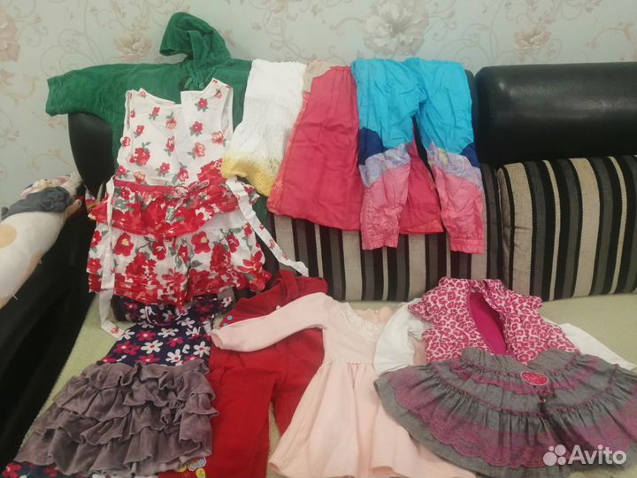 Одежда для девочки 2 3 года пакетом