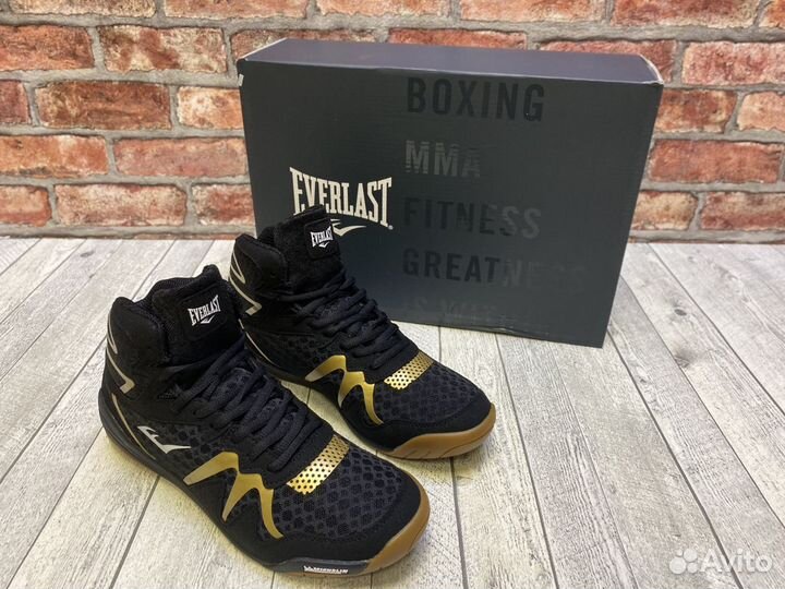 Боксерки Everlast Pivt Low Top Black/Gold