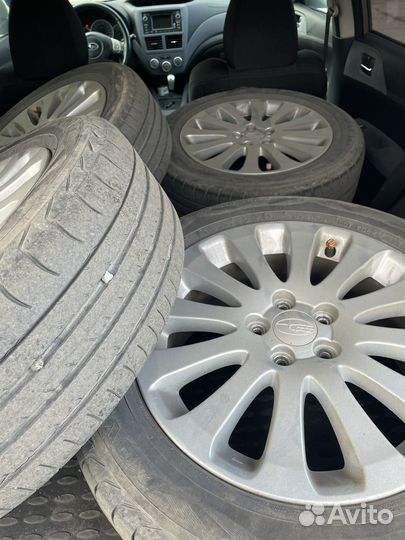 Литые диски r16 Subaru impreza GH