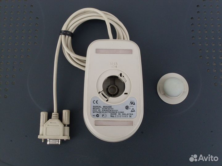 Ретро мышь mitsumi ECM-S3101 +мышь genius в дар
