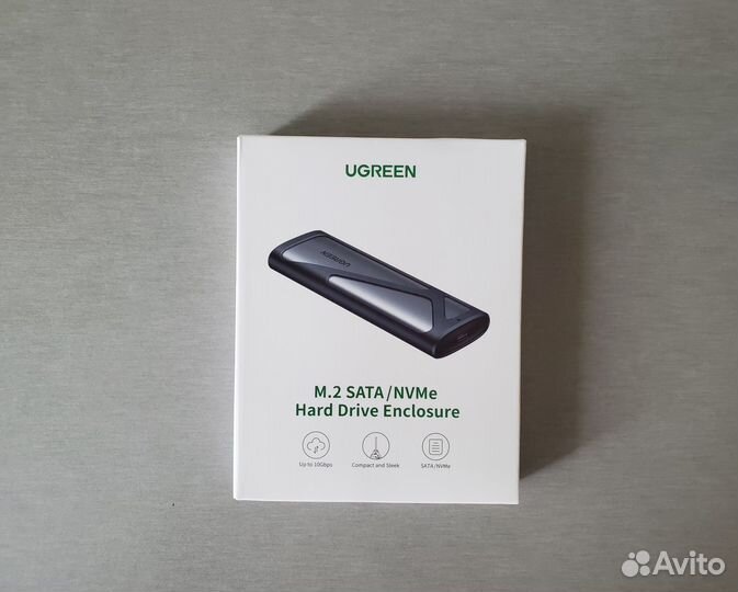 Внешний кейс для SSD UGreen M.2 nvme Новая версия