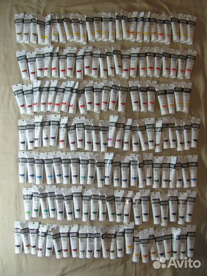 Акриловые краски акрил художественный.Много