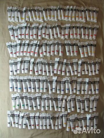 Акриловые краски акрил художественный.Много