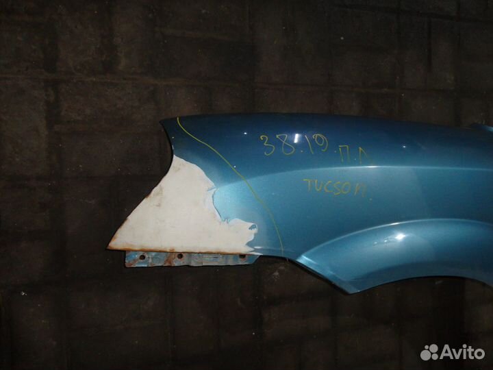 Крыло переднее левое hyundai tucson 1