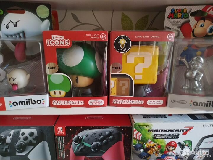 Светильник Зеленый Гриб из Марио