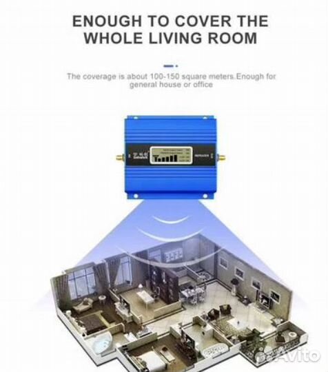 Усилитель сотовой связи репитер 4G 1800