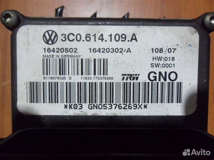 Блок ABS 3C0614109A Volkswagen Passat B6 2005-2010