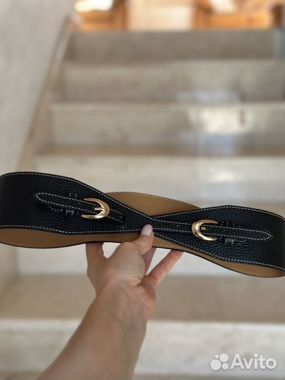 Ремень женский кожаный