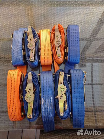 Ремни стяжные от2х до 9ти метров