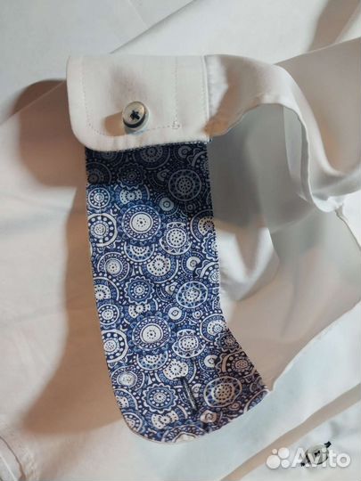 Мужская белая рубашка marconi