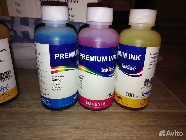 Чернила для принтера (canon, epson)