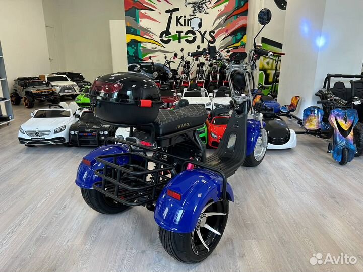 Электроскутер ikingi X12 Pro Trike Blue