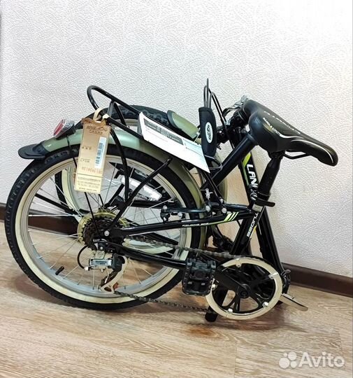 Велосипед складной скоростной Langtu с багажником