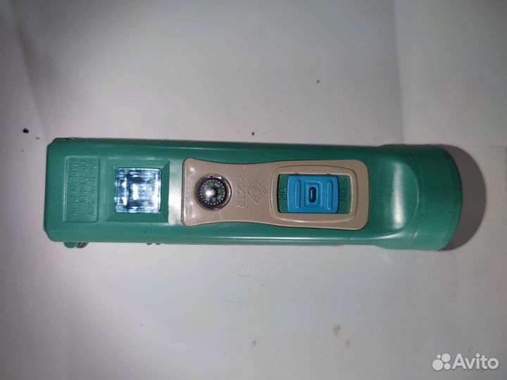 Фонарь СССР советский, аккумулятор неисправен