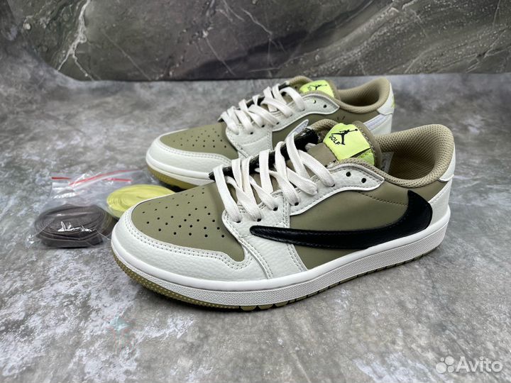 Nike Travis Scott X Air Jordan Golf Neutral Olive