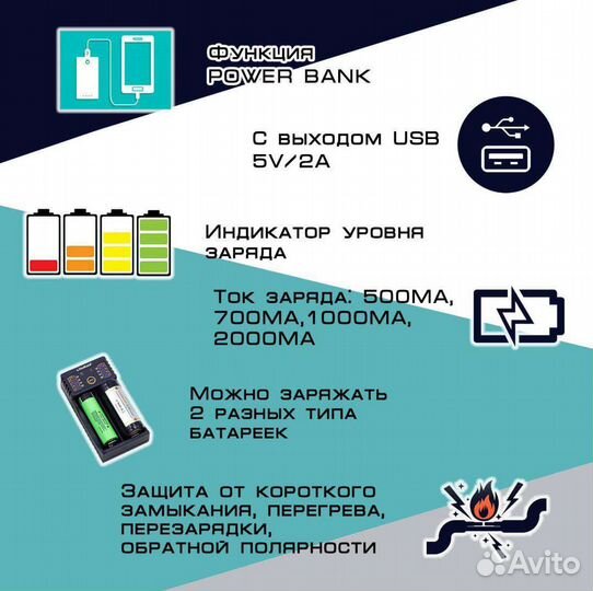 Зарядное устройство Lii-202