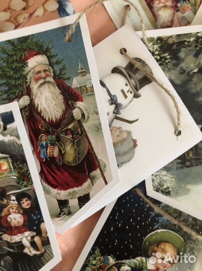 Гирлянда новогодняя винтаж