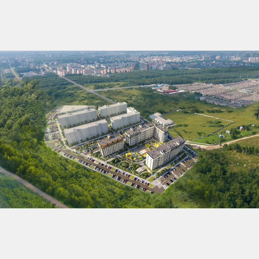 2-к. квартира, 58,9 м², 4/9 эт.