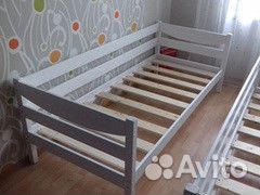 Детская софа из массива с бортиком