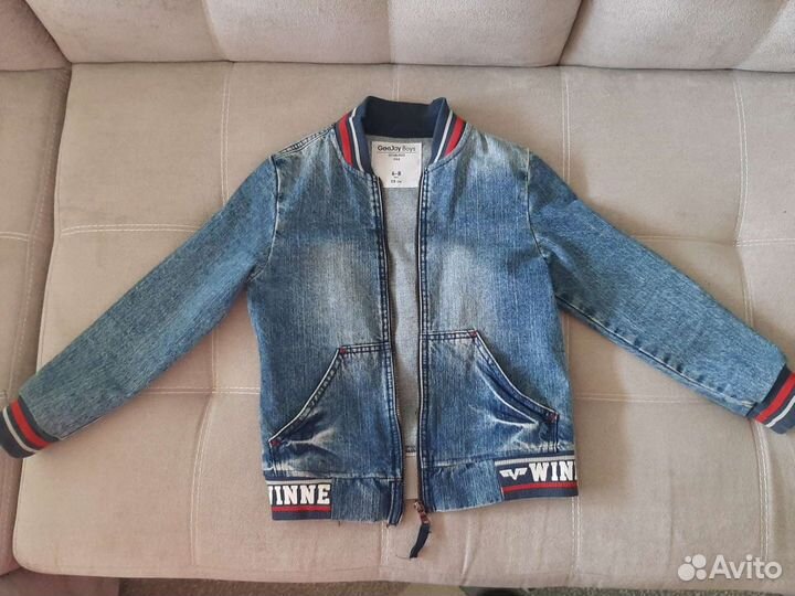Джинсовая куртка для мальчика