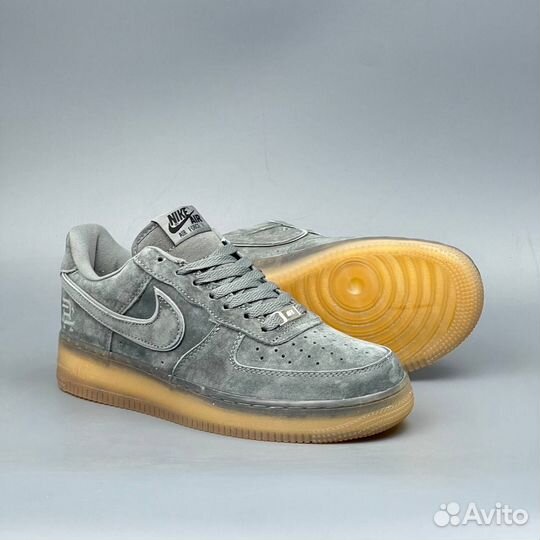 Серые Nike Air Force 1