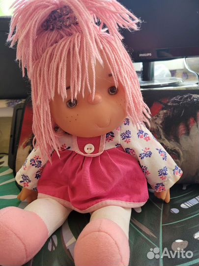 Кукла Барбарик ГДР винтаж мягконабивная