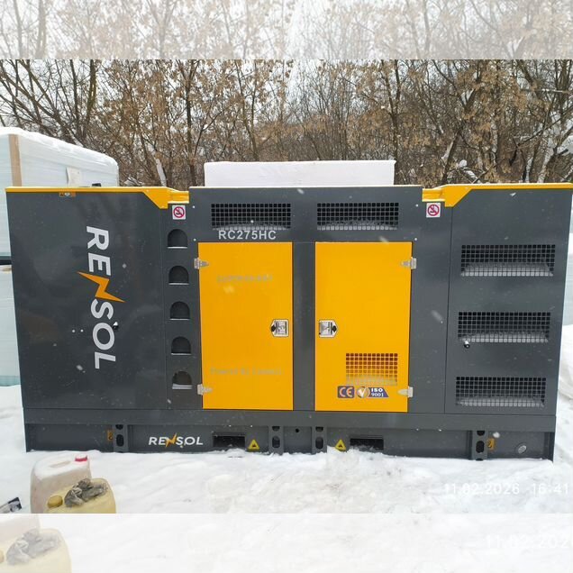 Дизельный генератор 200 квт Cummins Rensol RC275HC