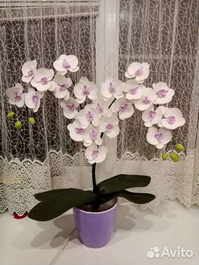 Орхидея из фоамирана
