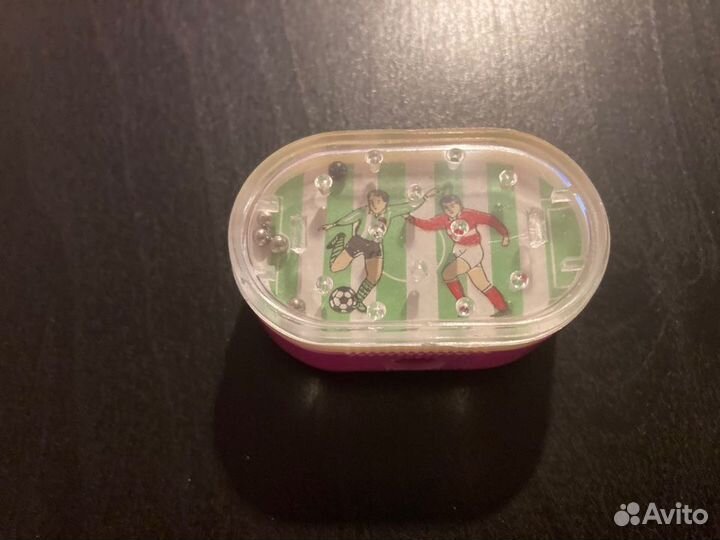 Игра карманная футбол (шарики) с точилкой