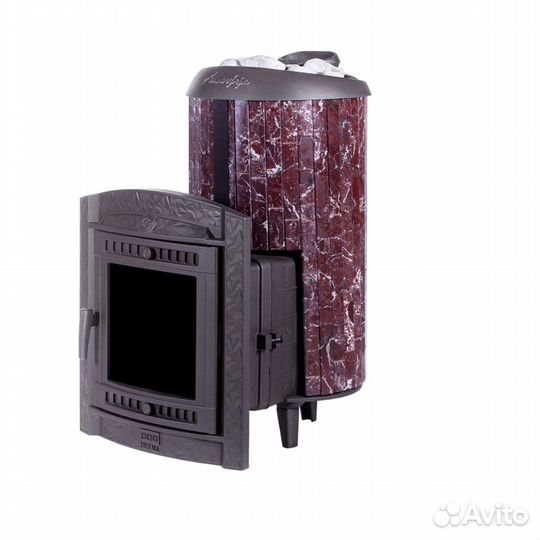 Печь Для Бани Атмосфера XL» ламели «Россо Леванто»
