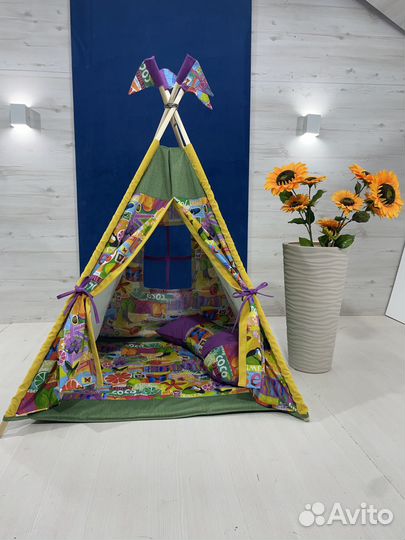 Детский палатка вигвам