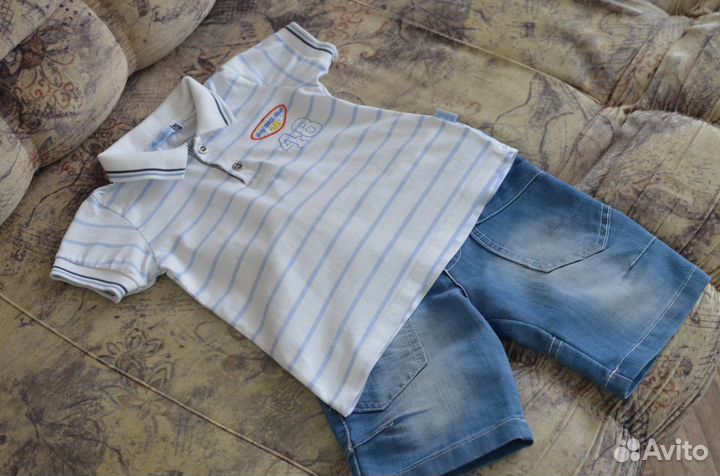 Летний комплект поло+ шорты