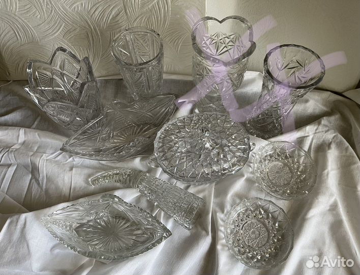 Хрустальная посуда СССР