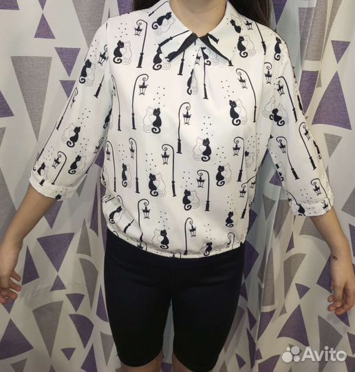 Блузка школьная для девочки