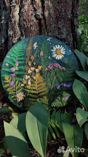 Картина акрилом на холсте