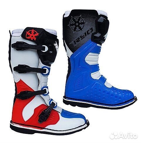 Мотоботы RYO Racing MX3, син/бел/кр