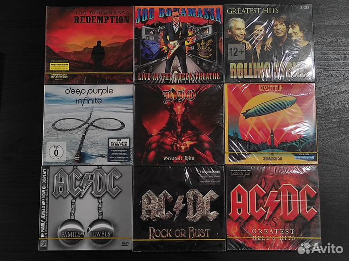 Bonamassa Rolling Stones Deep Purple Dio AC/DC 2CD