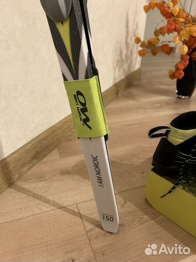 Беговые лыжи и ботинки