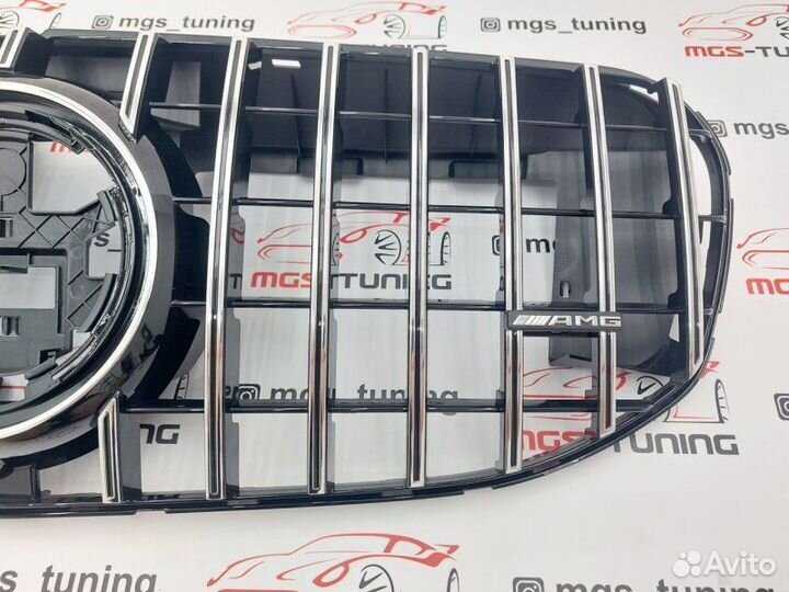 Решетка GT style+шильдик AMG Mercedes GLS x167